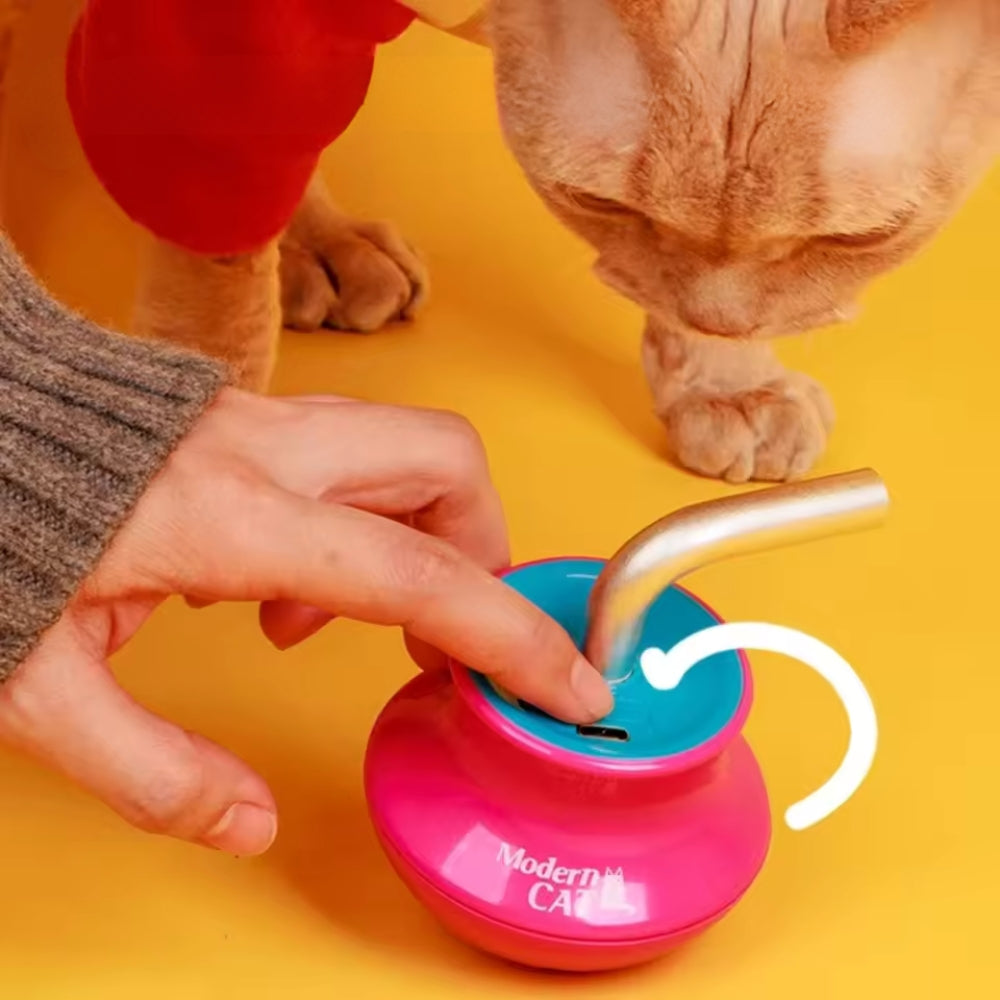 Giocattolo laser per gatti con rotazione a 360°