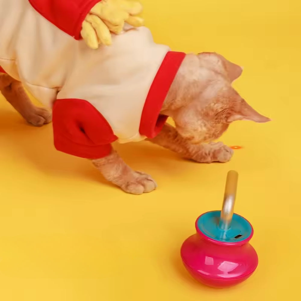 Giocattolo laser per gatti con rotazione a 360°